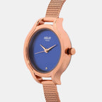 Helix Women Round Blue watch