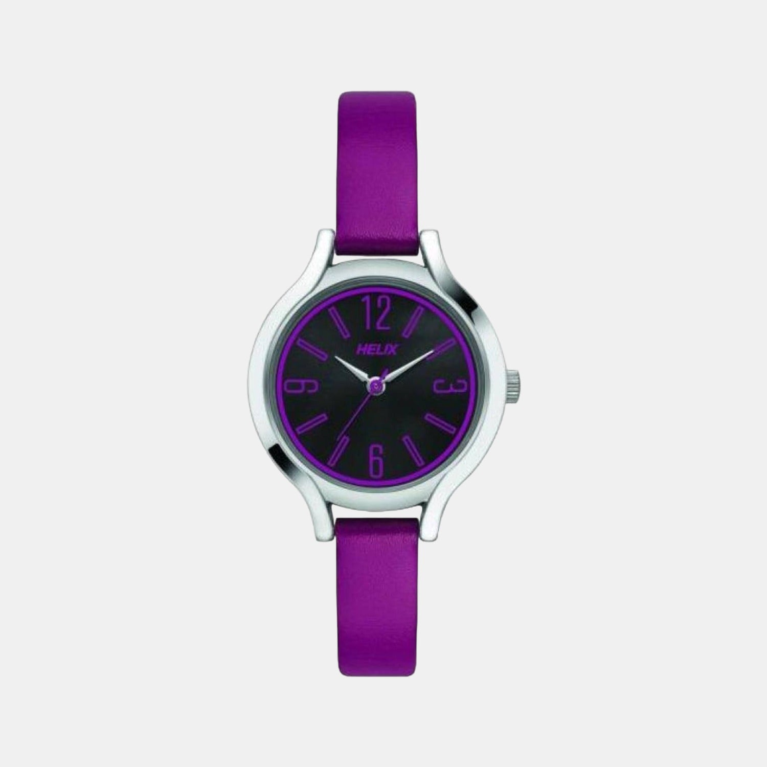 Helix Round Black Analog watch