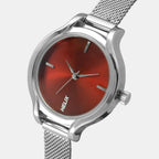Helix Stainless Steel Red watch