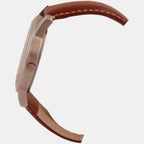 Helix Men Round Beige watch