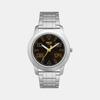 Helix Round Brown Analog watch