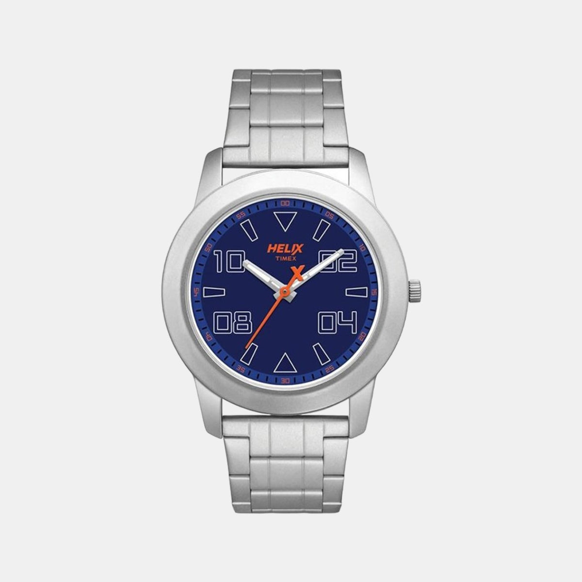 Helix Round Blue Analog watch