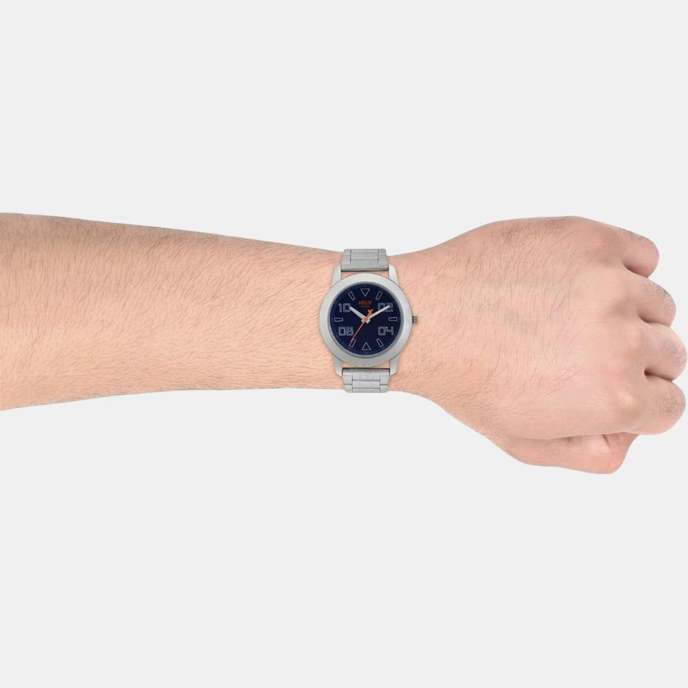Helix Men Round Blue watch