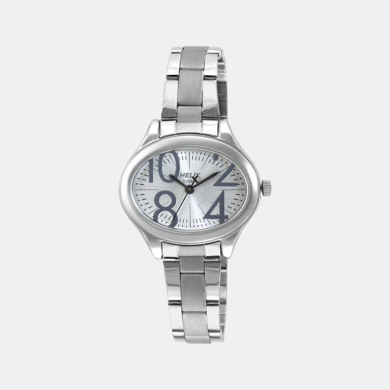 Helix Round Silver Analog watch