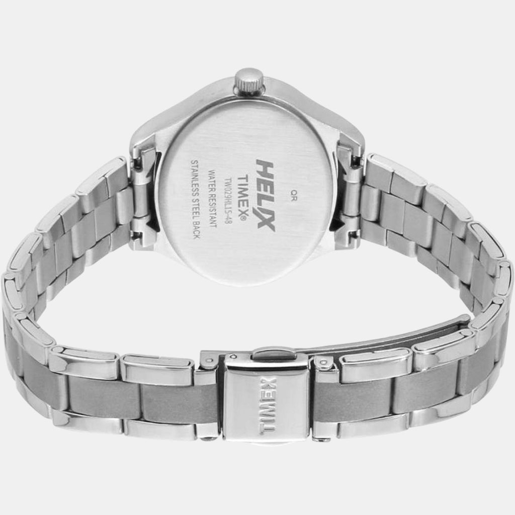 Helix Women Round Silver watch