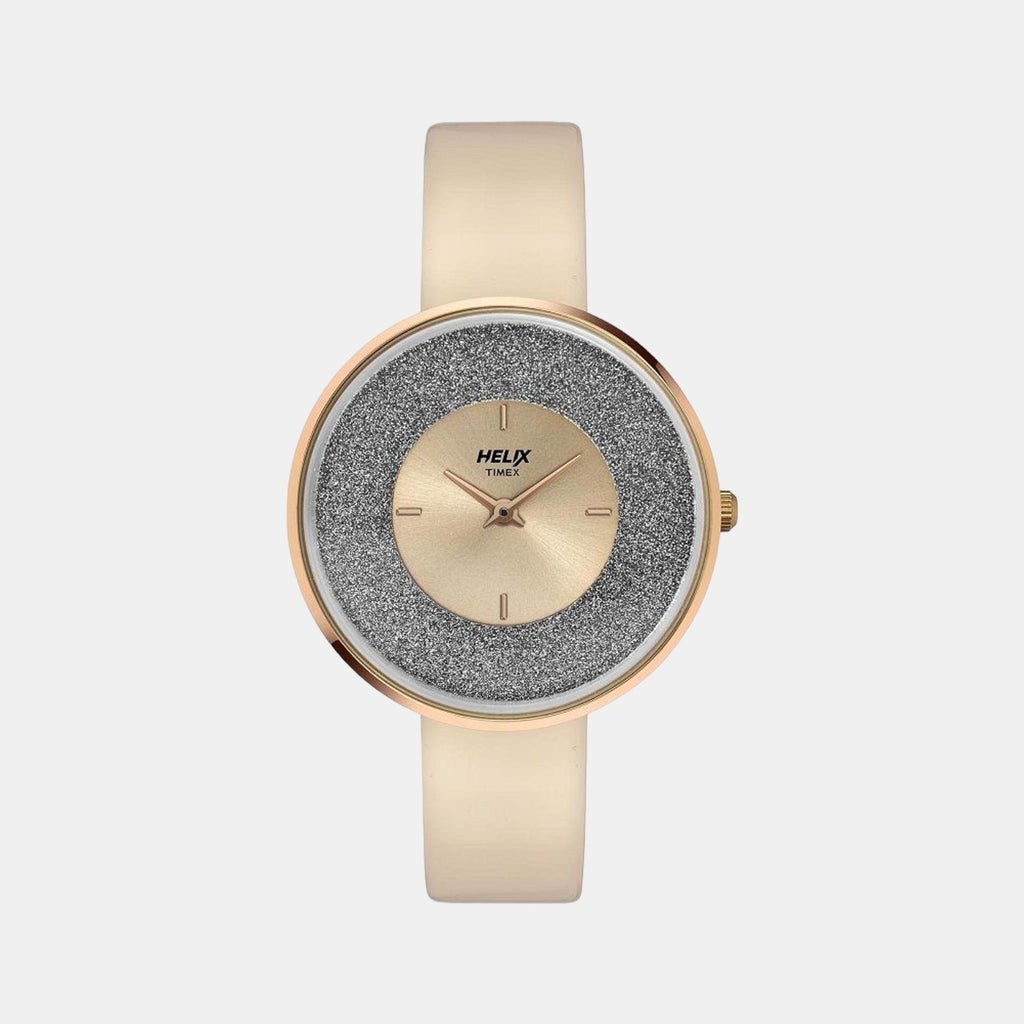 Helix Round Rose Gold Analog watch