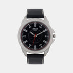 Helix Round Black Analog watch