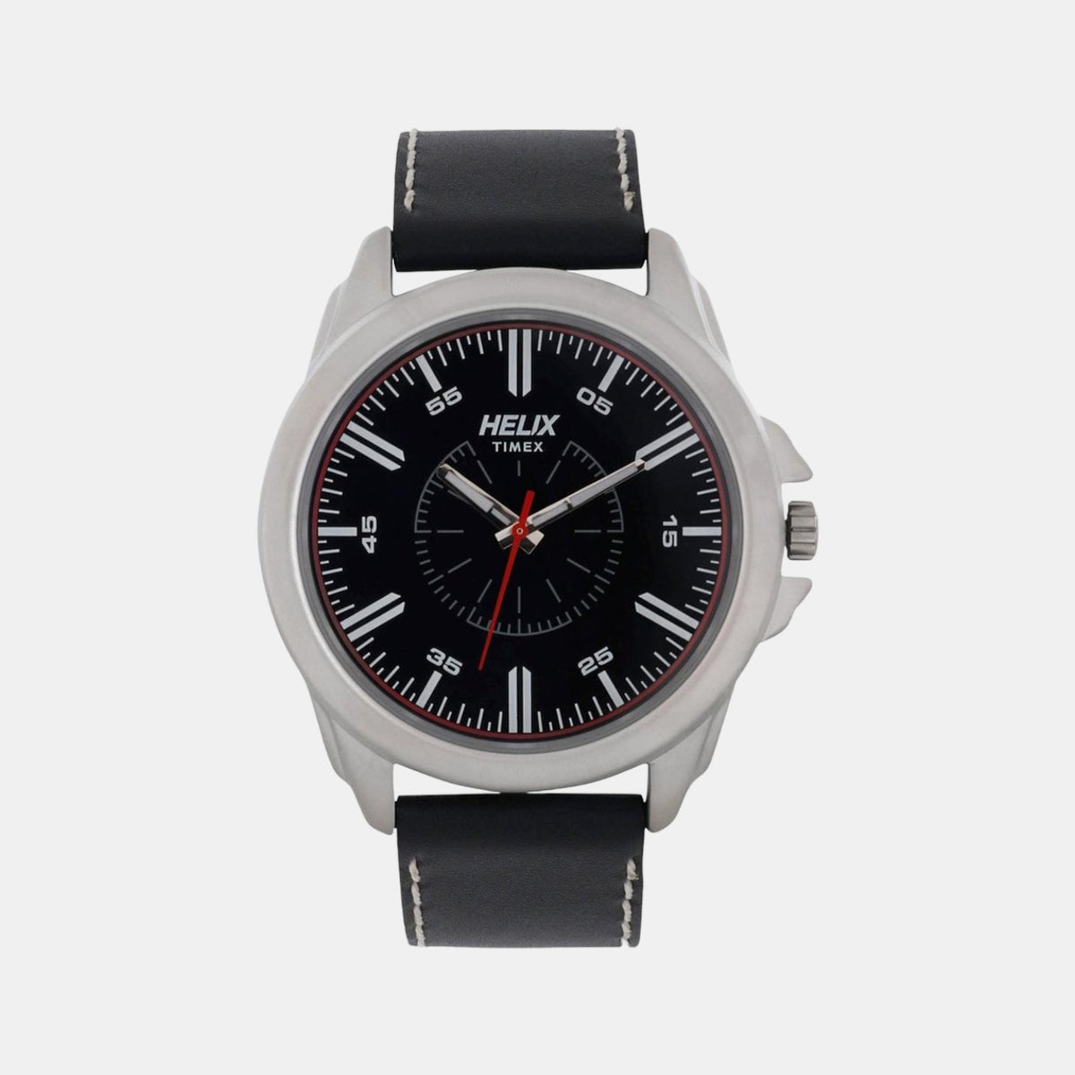 Helix Round Black Analog watch