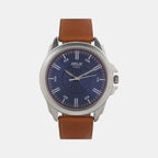 Helix Round Blue Analog watch