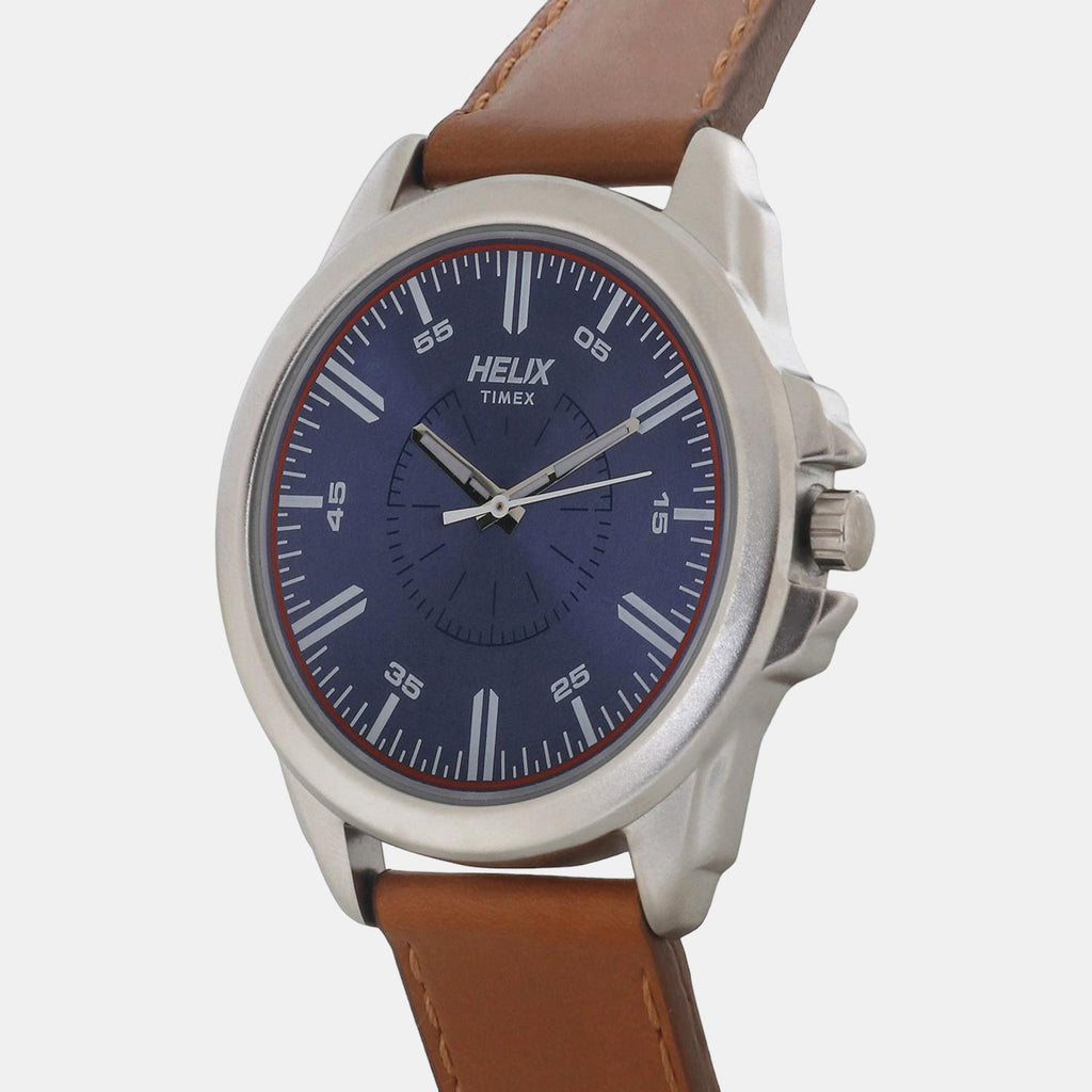 Helix Men Round Blue watch