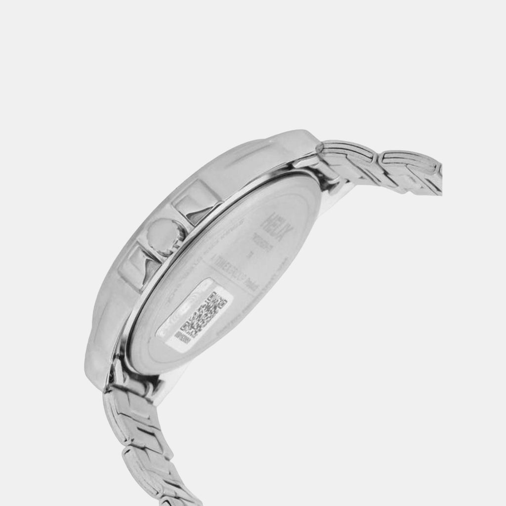 Helix Stainless Steel Round watch