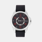 Helix Round Black Analog watch