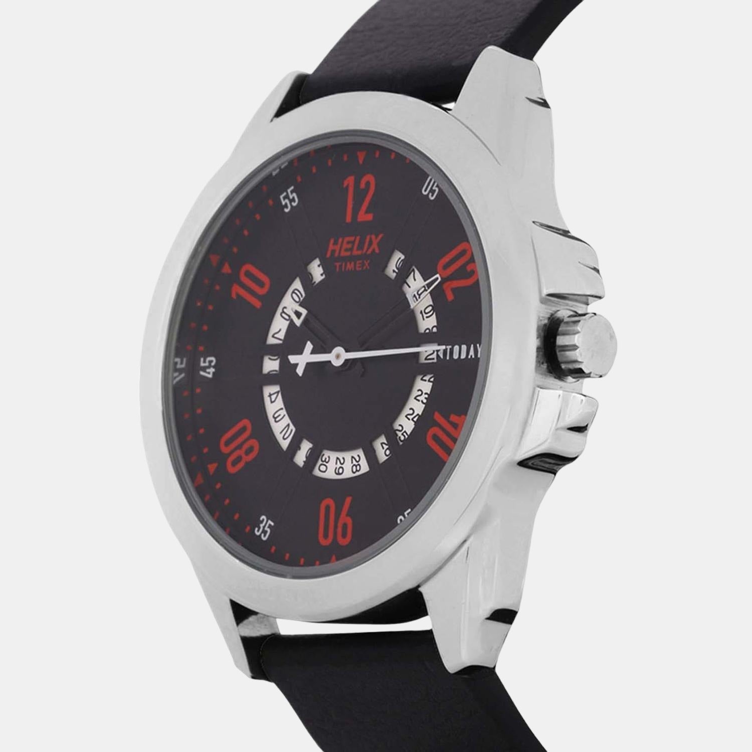 Helix Men Round Black watch