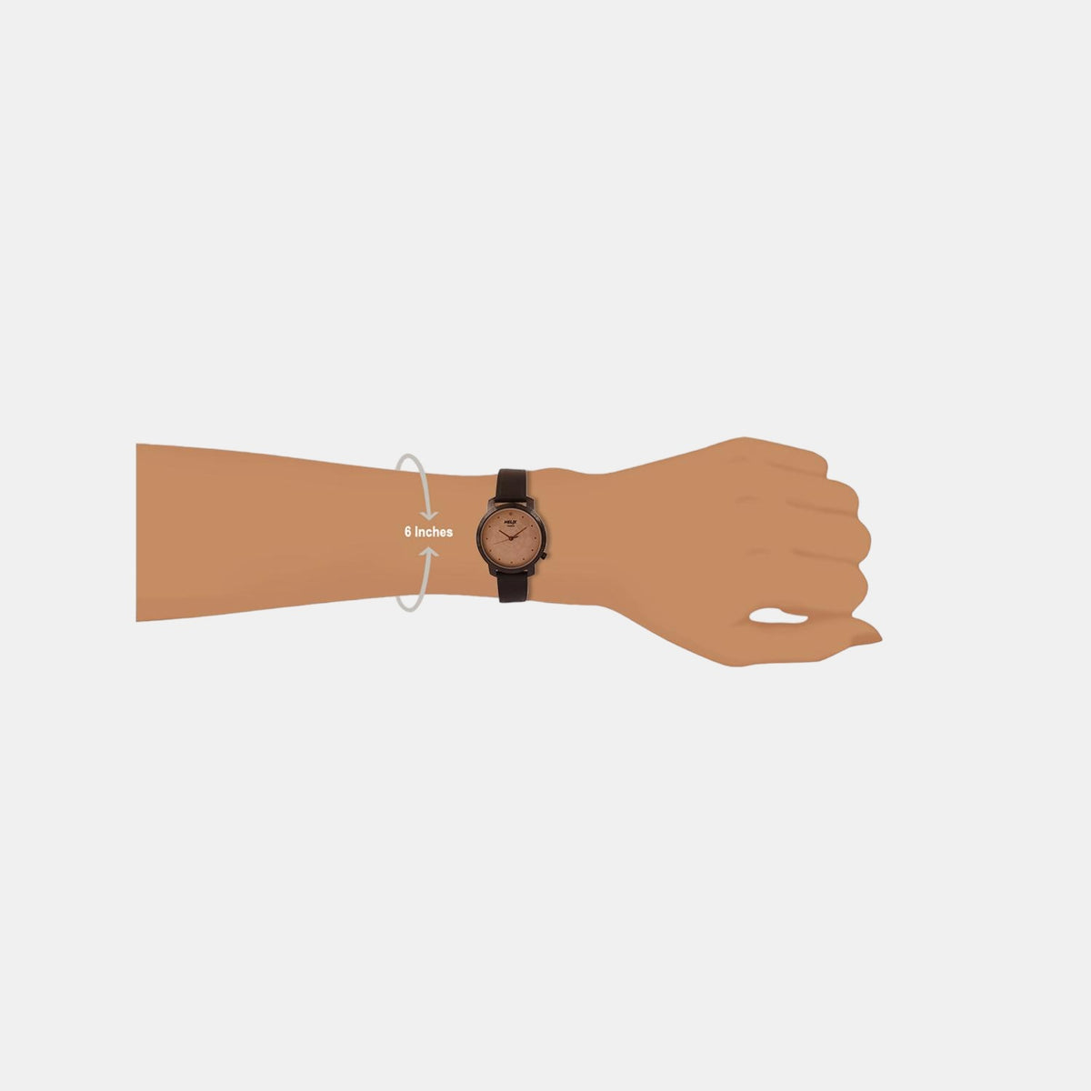 Helix Stainless Steel Round watch
