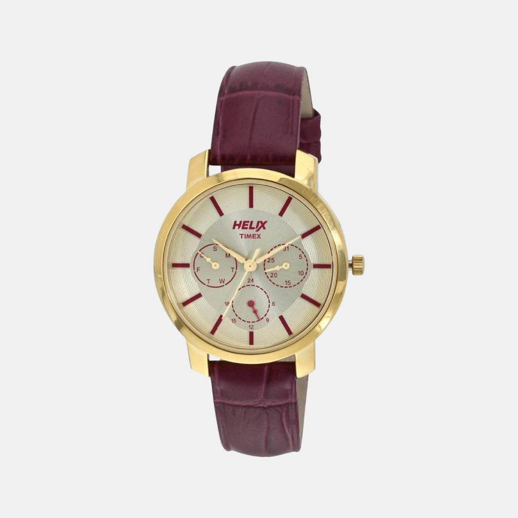 Helix Round Gold Analog watch