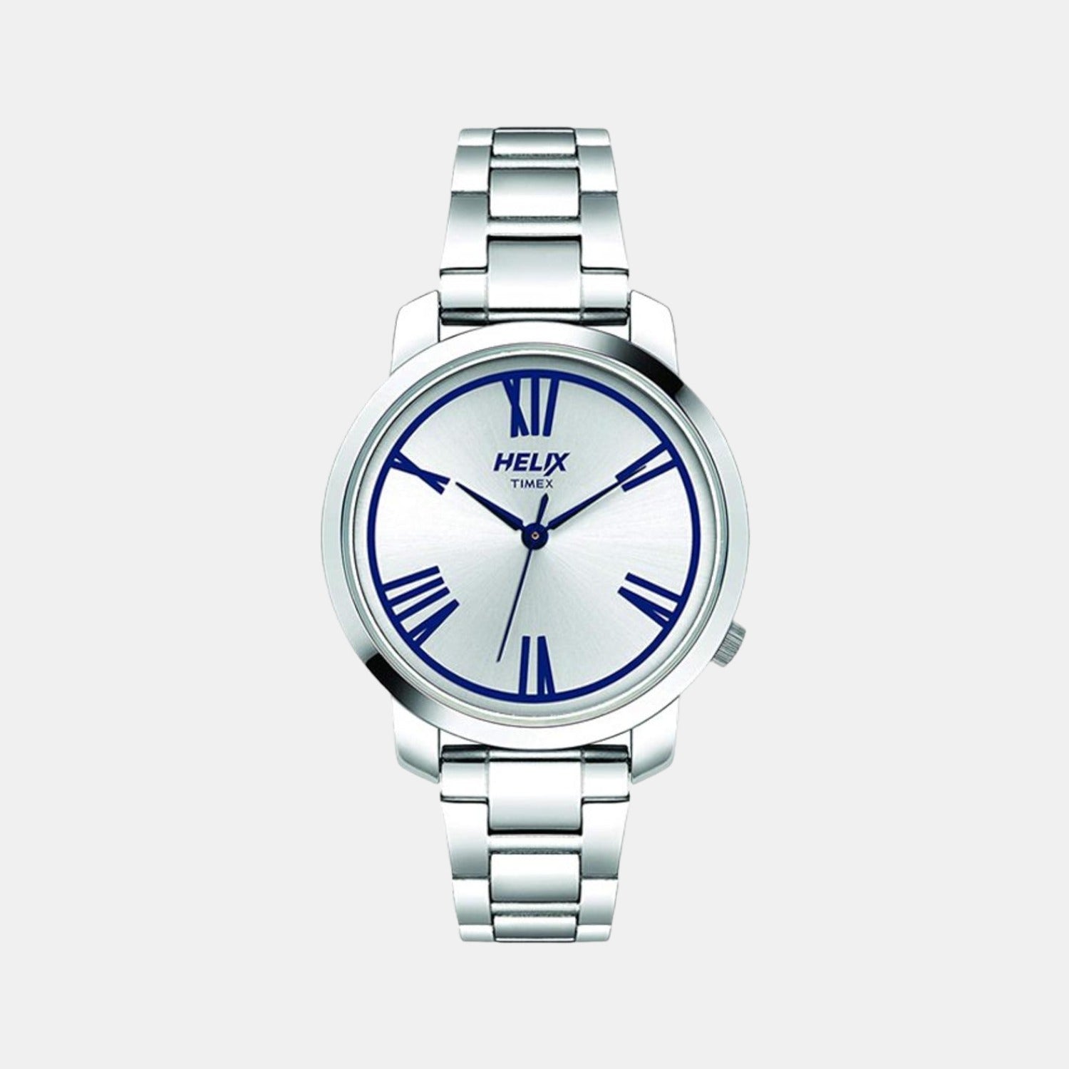 Helix Round Silver Analog watch