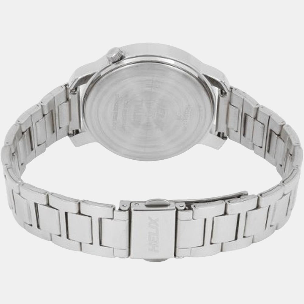 Helix Stainless Steel Round watch