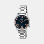 Helix Round Blue Analog watch