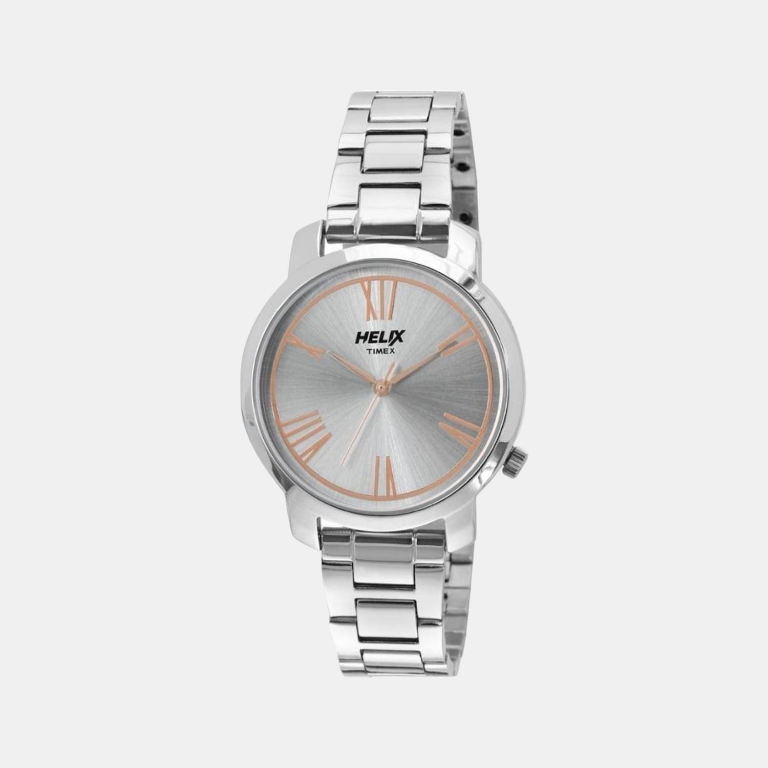 Helix Round Silver Analog watch