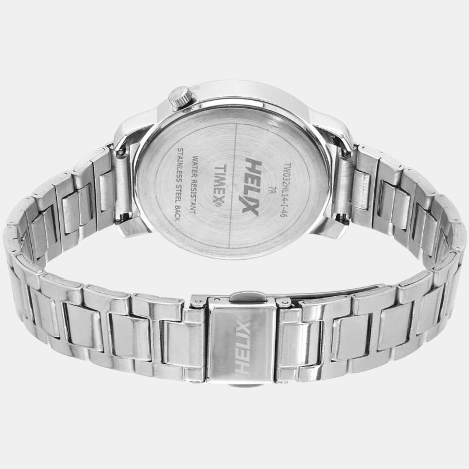 Helix Women Round Silver watch