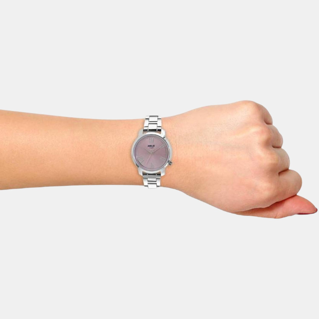 Helix Stainless Steel Round watch