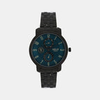 Helix Round Blue Chronograph watch