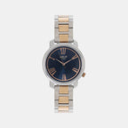 Helix Round Blue Analog watch