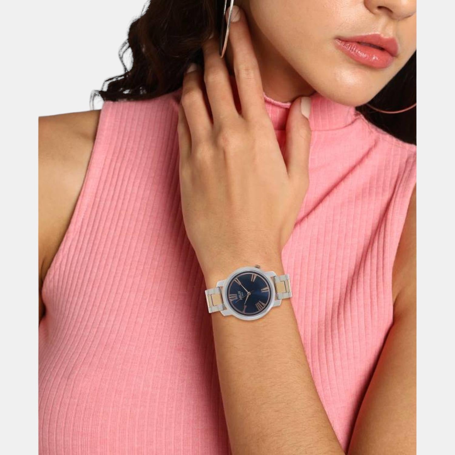 Helix Stainless Steel Blue watch