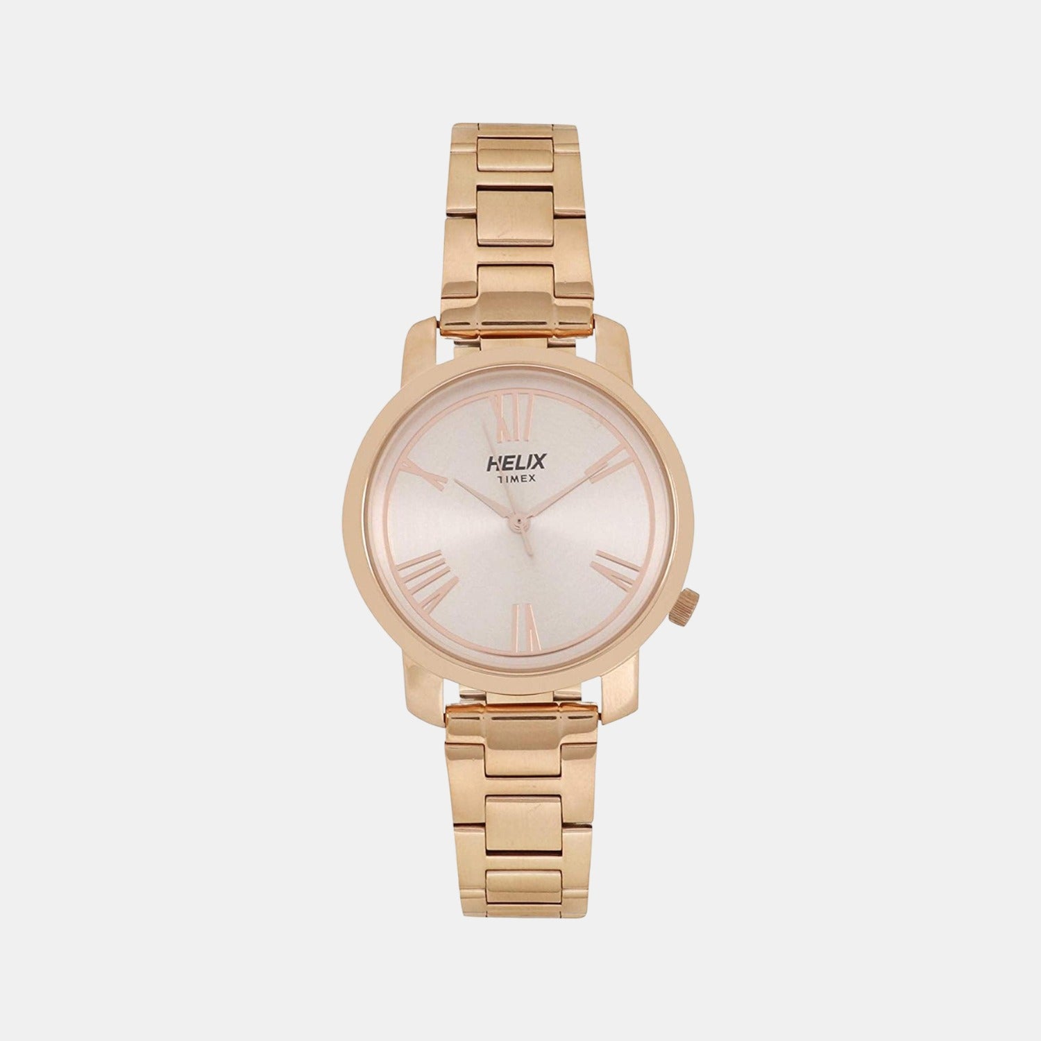 Helix Round Rose Gold Analog watch