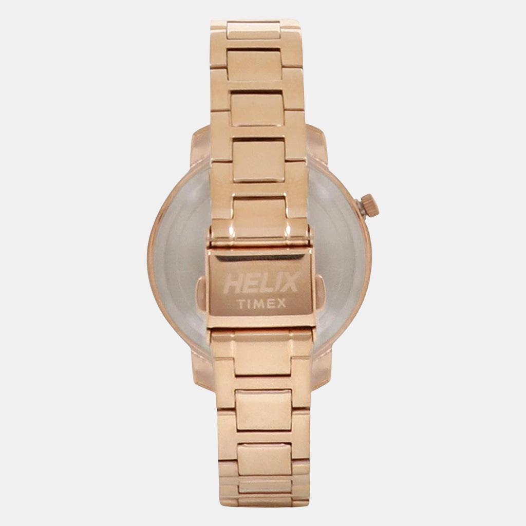 Helix Women Round Rose Gold watch