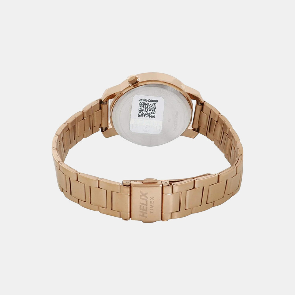 Helix Stainless Steel Round watch