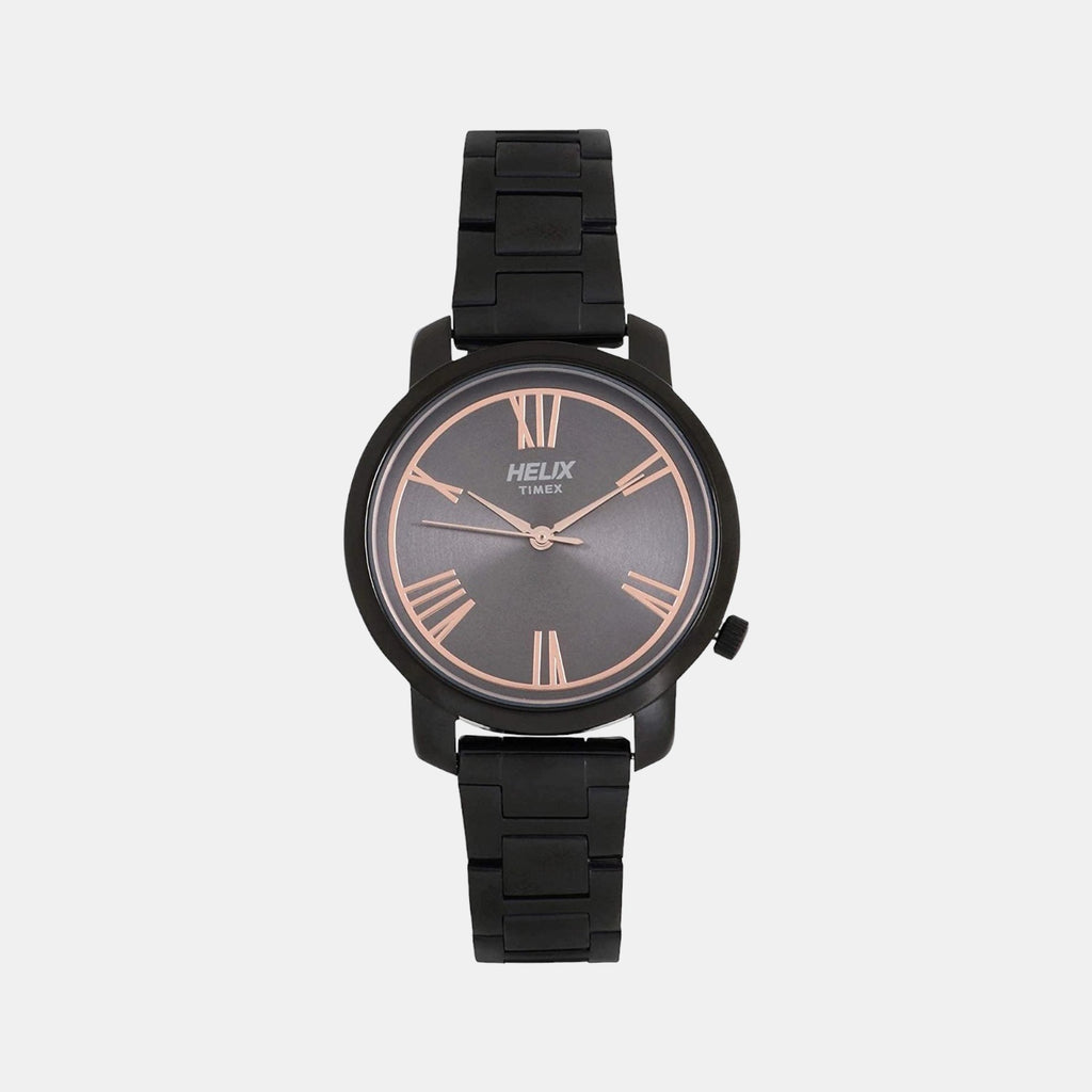 Helix Round Grey Analog watch