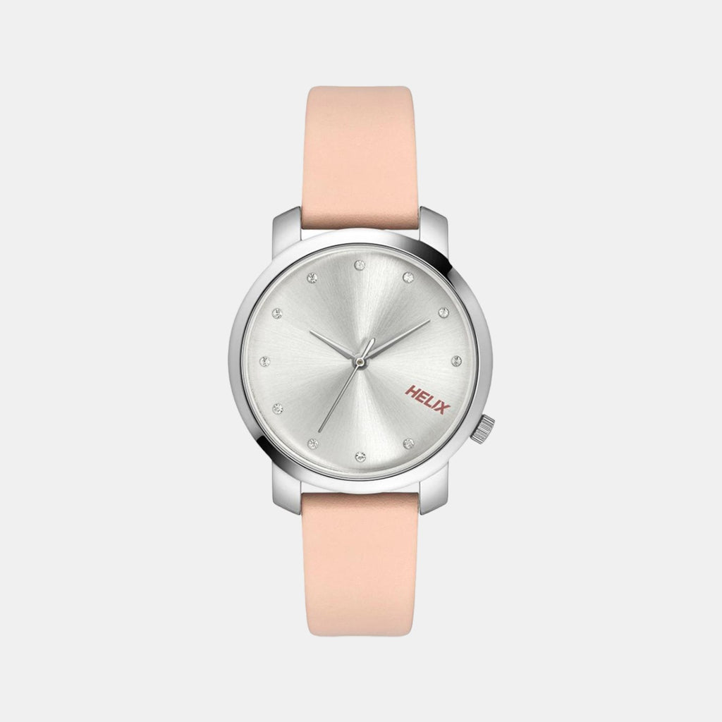 Helix Round Silver Analog watch