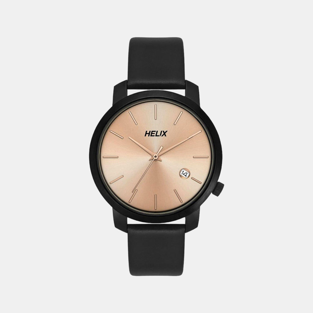Helix Round Rose Gold Analog watch