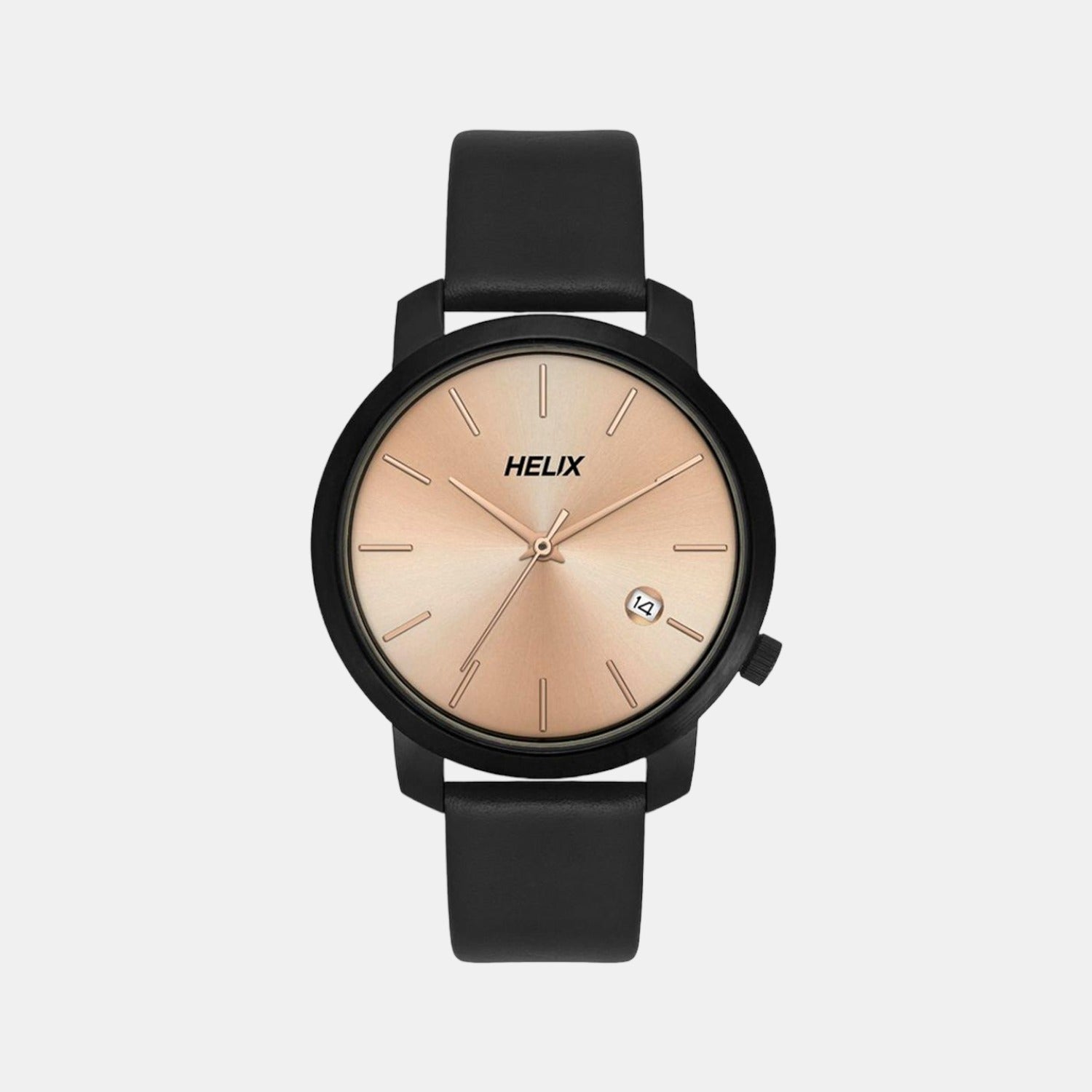 Helix Round Rose Gold Analog watch
