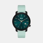 Helix Round Green Analog watch