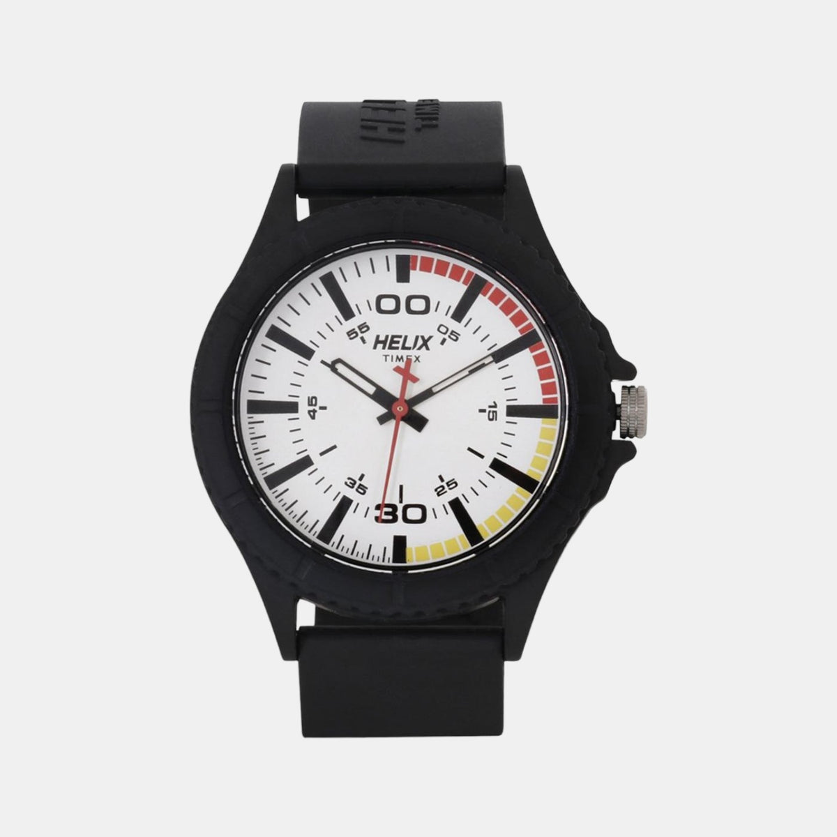 Helix Round White Analog watch