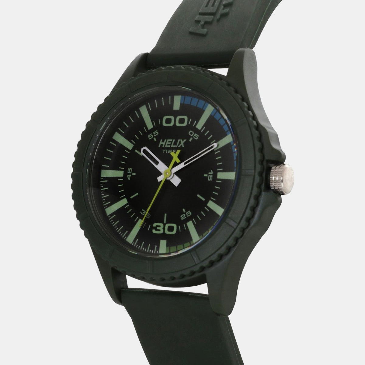 Helix Men Round Green watch