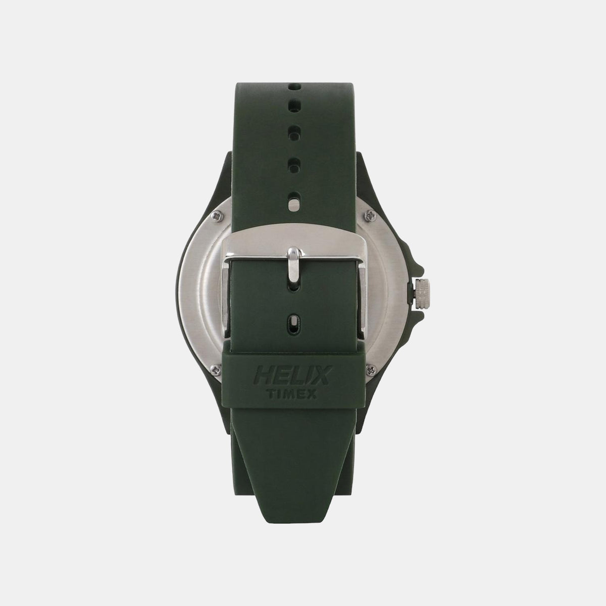 Helix Stainless Steel Round watch