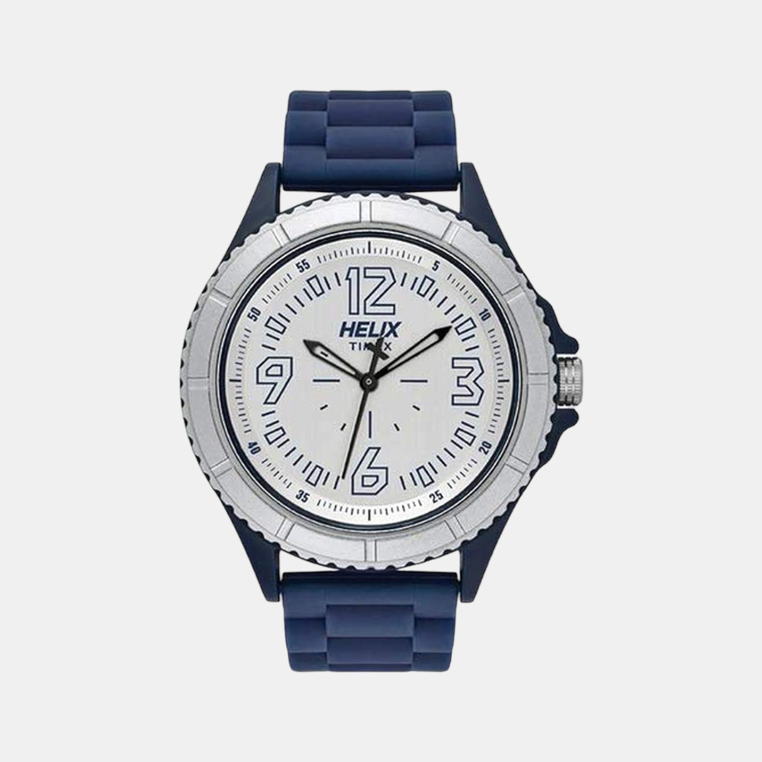 Helix Round Silver Analog watch