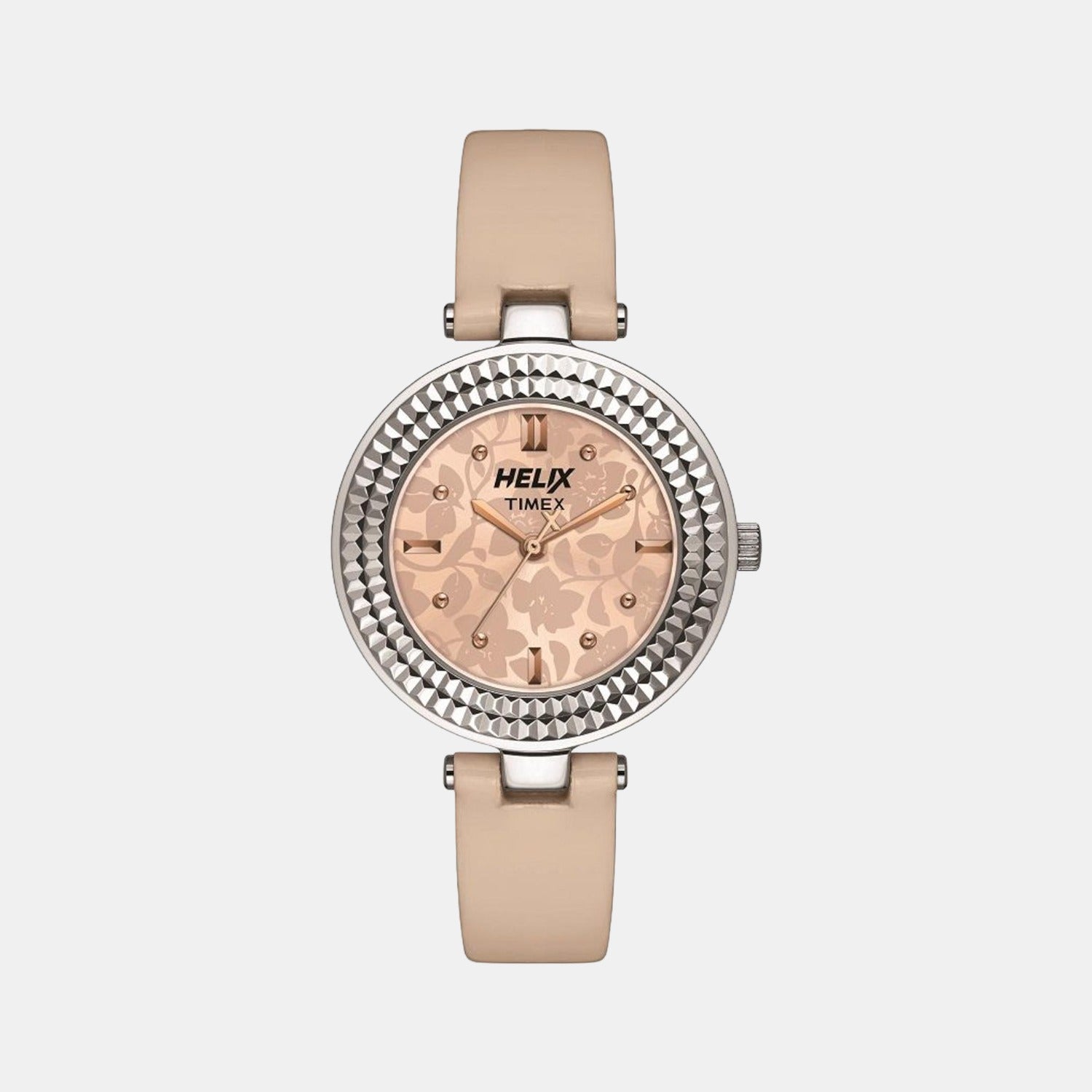 Helix Round Rose Gold Analog watch
