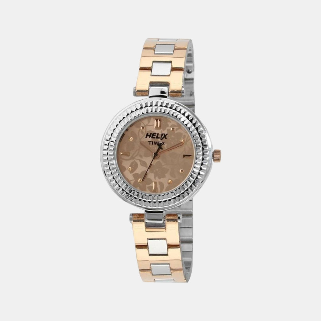 Helix Round Rose Gold Analog watch