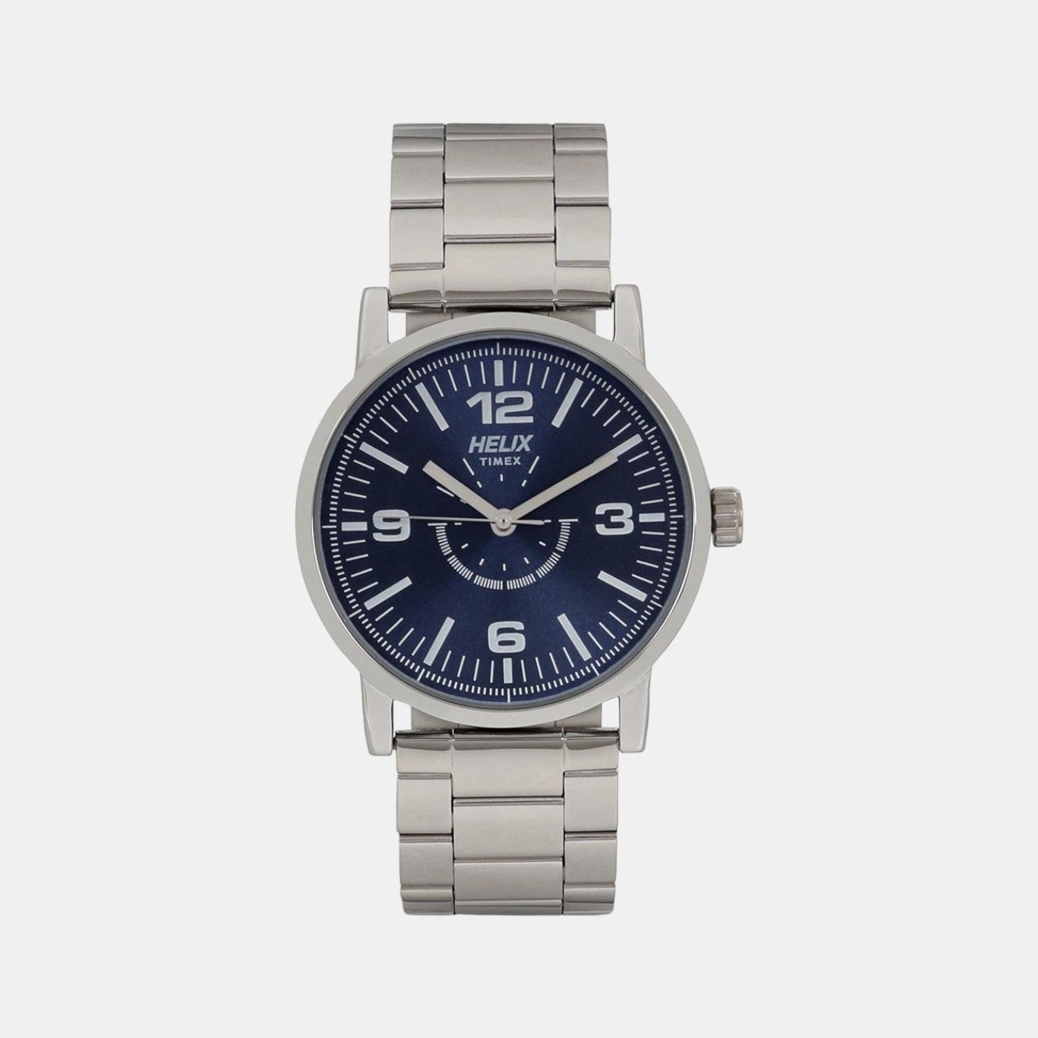 Helix Round Blue Analog watch