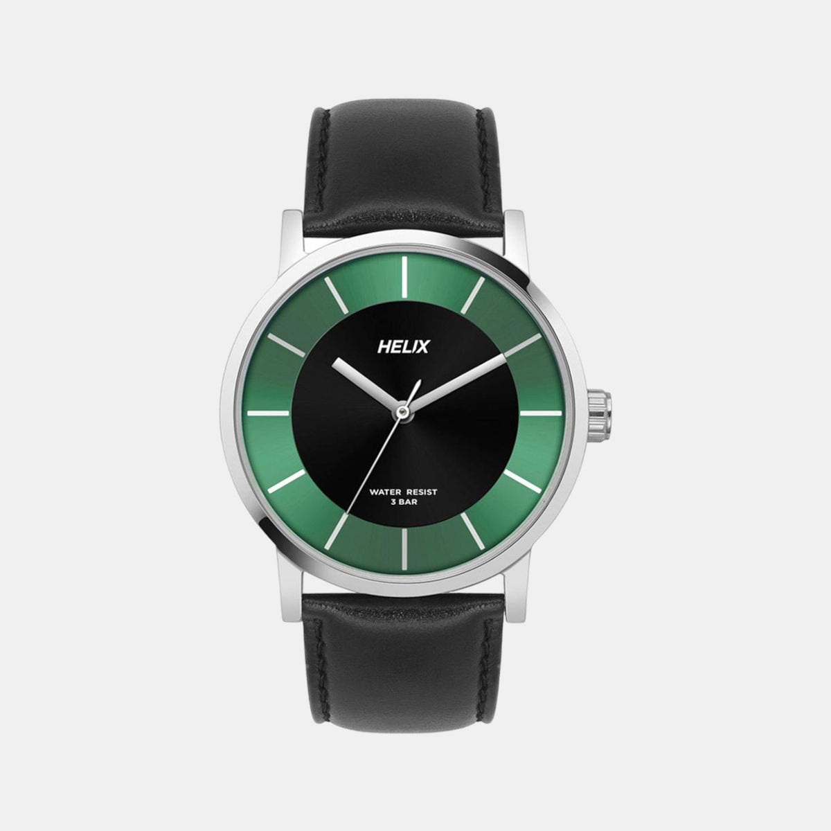 Helix Round Silver Analog watch