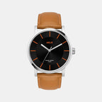 Helix Round Black Analog watch