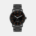 Helix Round Black Analog watch