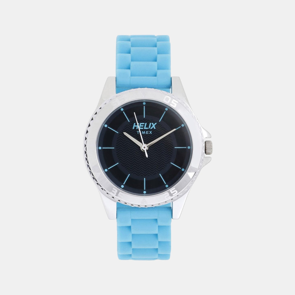 Helix Round Black Analog watch
