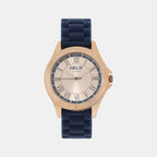 Helix Round Rose Gold Analog watch