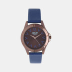 Helix Round Brown Analog watch