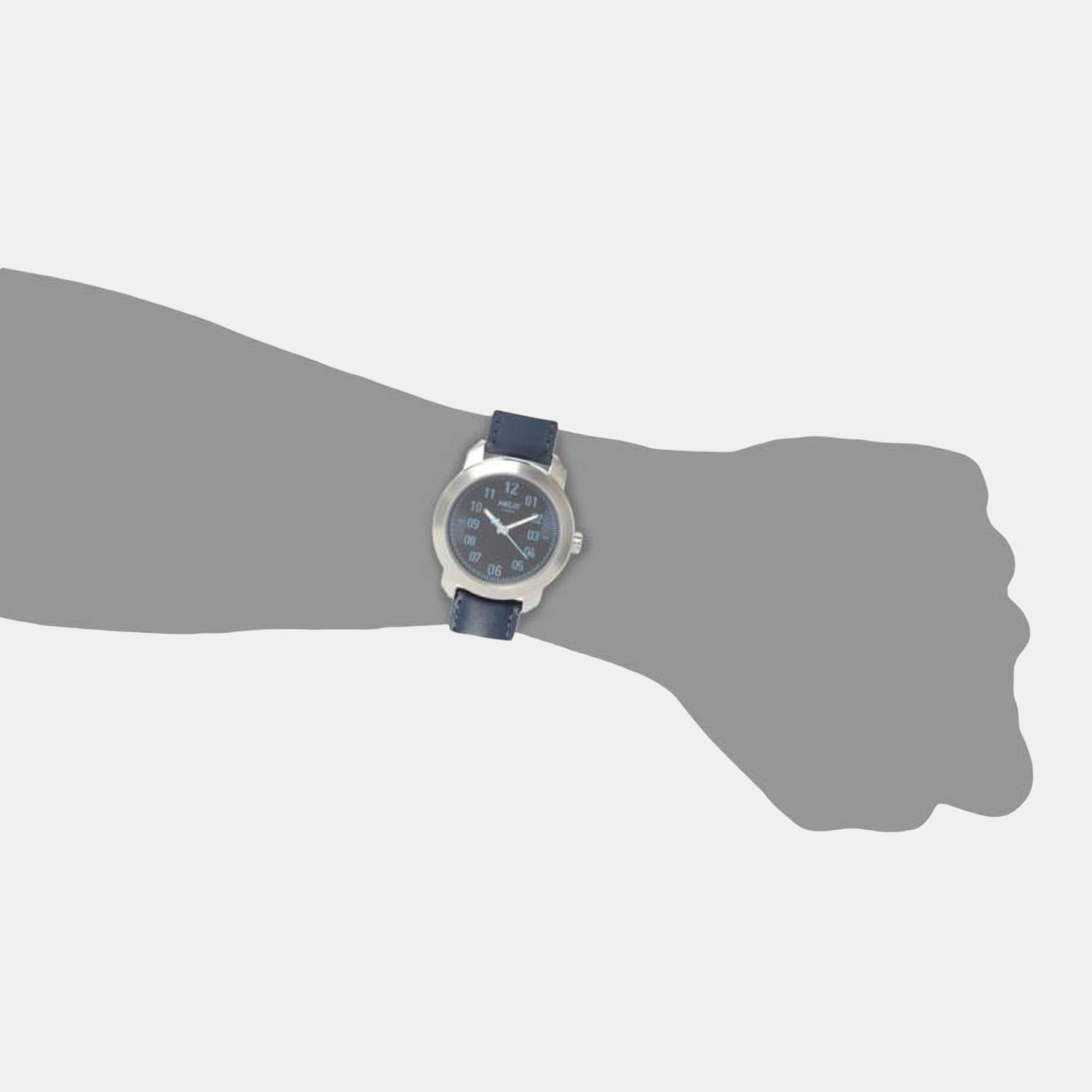 Helix Stainless Steel Round watch